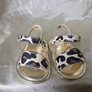 Stuart Weitzman Baby Nudist Caramel girl shoes size 1